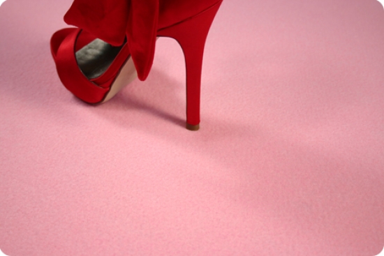 Teppich, rosa #212 - Folie: + PE