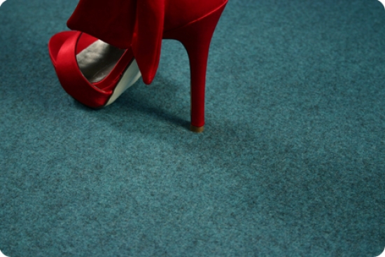 Teppich, ozeanblau #224 - Folie: + PE