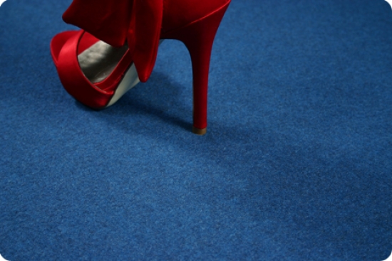 Teppich, blau #237 - Folie: + PE