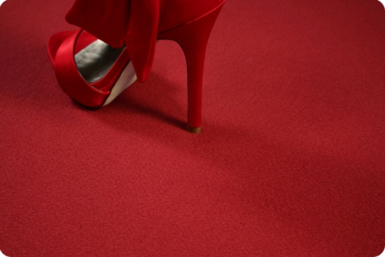 Teppich, bordeaux #249 - Folie: + PE