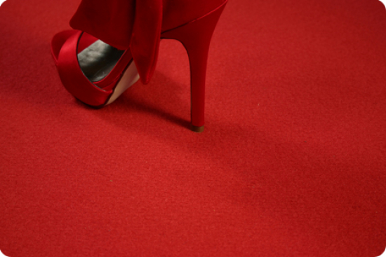 Teppich - Farbe: tomate #251 - Folie: + PE