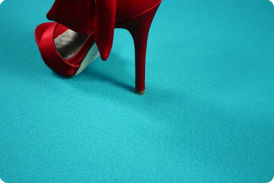 Teppich, trkis #259 - Folie: + PE