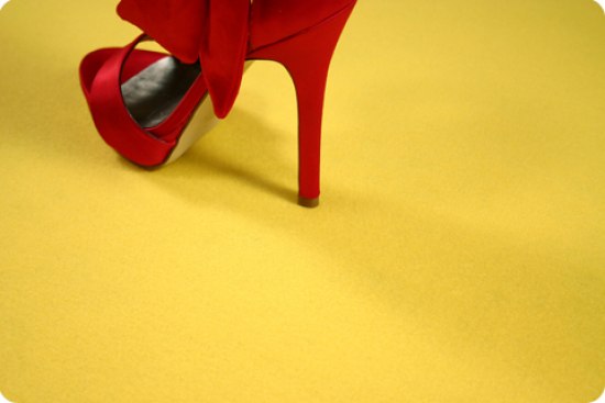 Teppich, gelb #266 - Folie: + PE