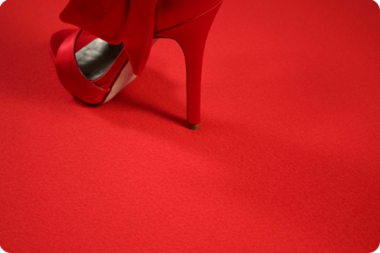 Teppich, signalrot #271 - Folie: + PE