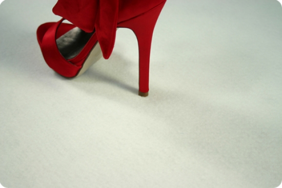 Teppich, wei #280 - Folie: + PE