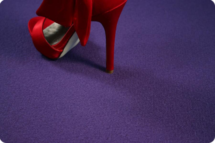 Teppich, violett #298 - Folie: + PE