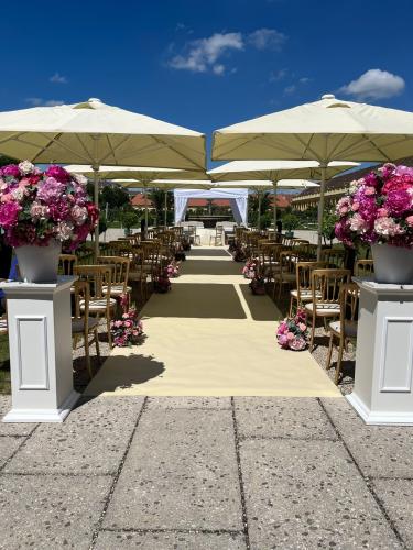 Baldachin, wei�, ohne Seitenvorh�nge - Variante: 3 x 3 m inkl. 4 Gewichte