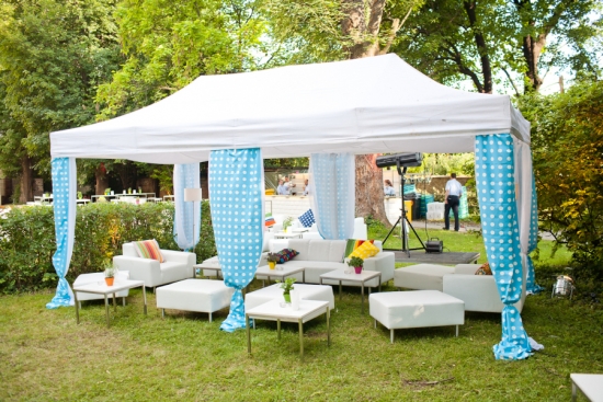 Stoffinnenhimmel f�r Baldachin 3 x 6 m, wei�
