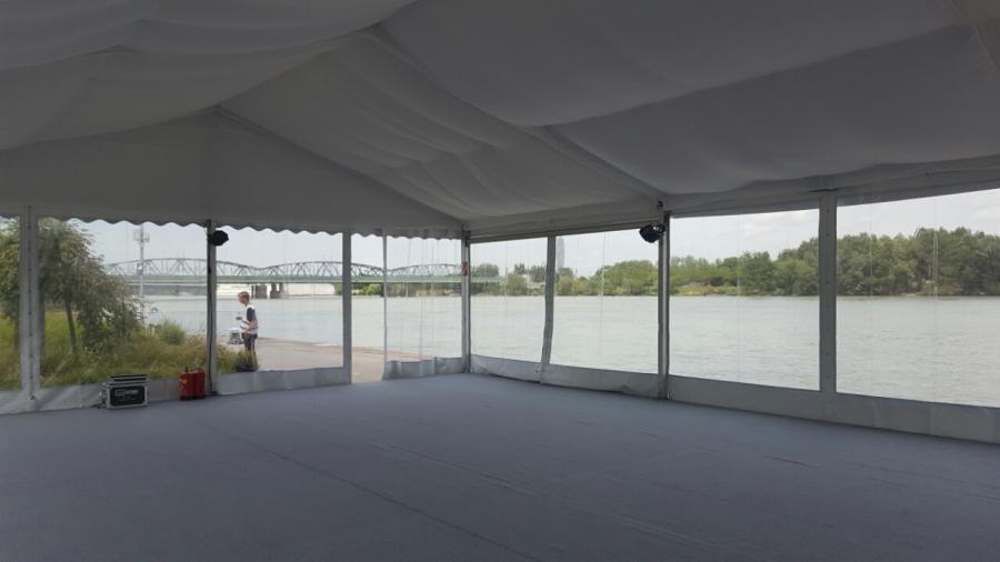 Transparente Seitenplanen