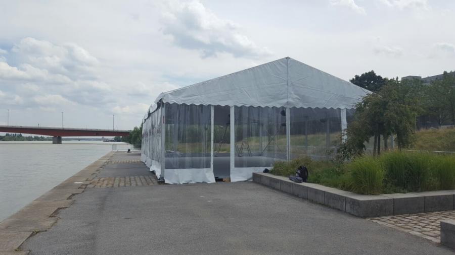 Transparente Seitenplanen