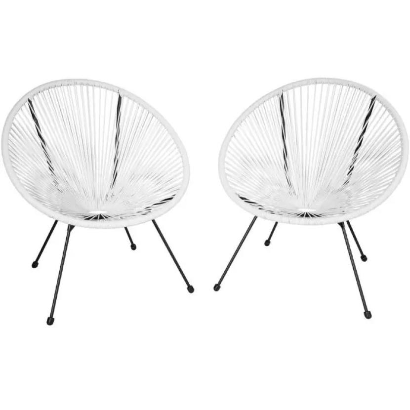 Acapulco Sessel weiss Zusatzansicht