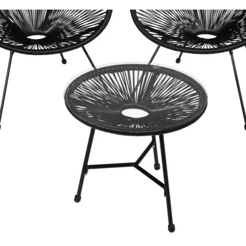 Acapulco Tisch schwarz