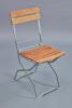 Gartenstuhl - Holz Robinie mittelbraun mit Naturl gelt,