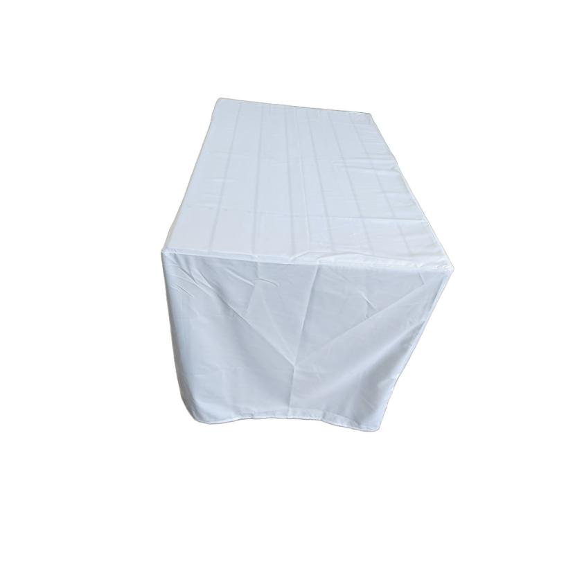 Husse f�r Gartenholztisch - Gr��e: 120 x 70 cm - Farbe: wei�