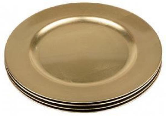 Platzteller gold matt (Kunststoff)