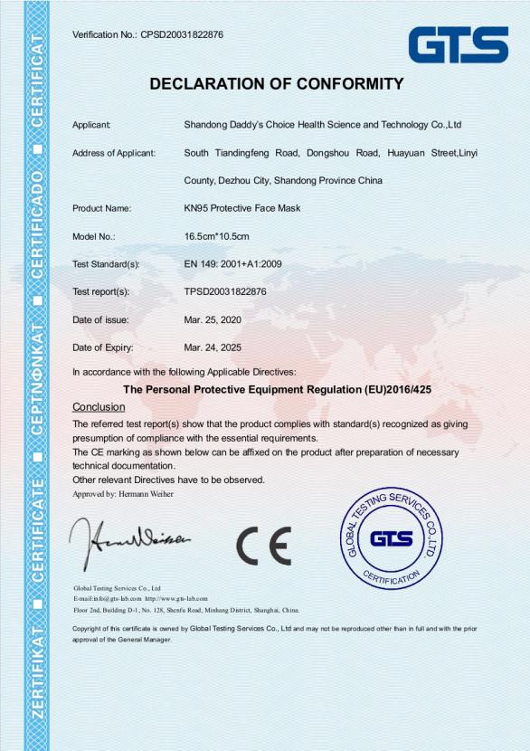 Atemschutzmasken mit CE-Zertifizierung und dem Schutzniveau FFP2 - St�ck: 20